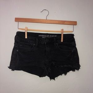 american eagle denim shorts